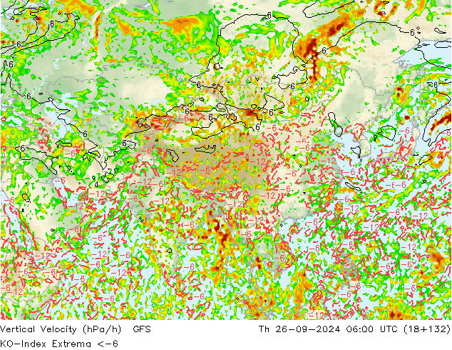 Convection-Index GFS Th 26.09.2024 06 UTC