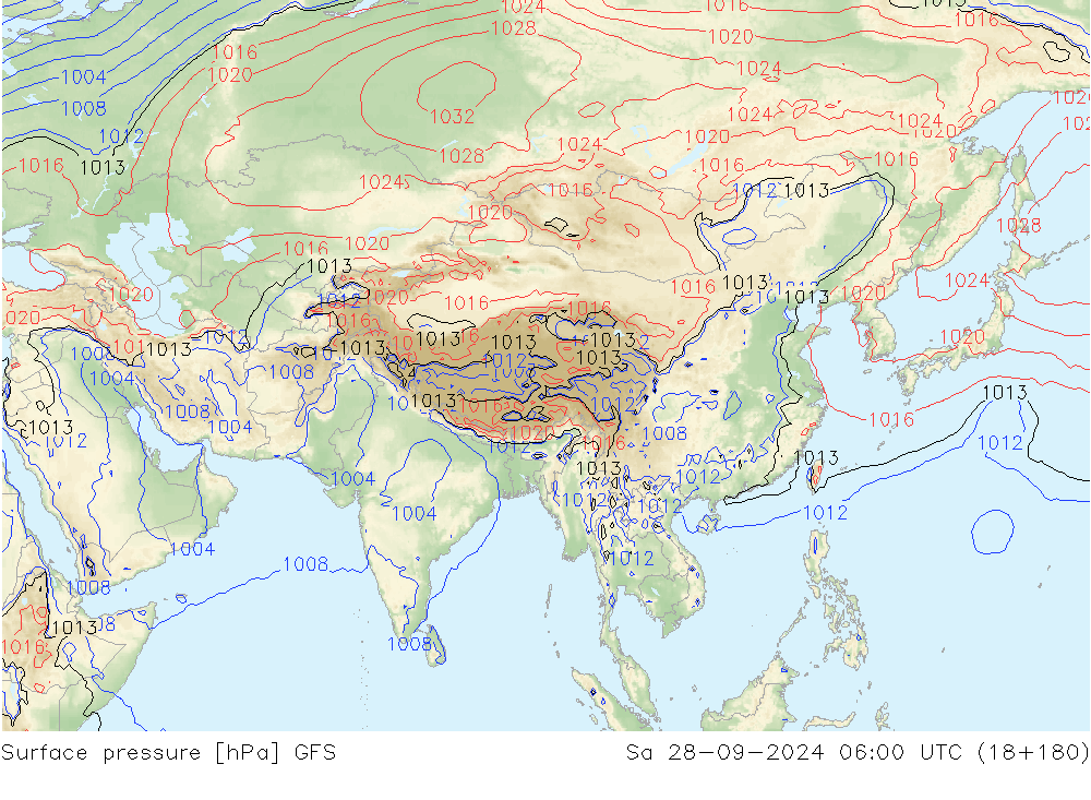 GFS: za 28.09.2024 06 UTC