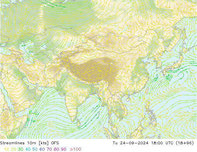  10m GFS  24.09.2024 18 UTC