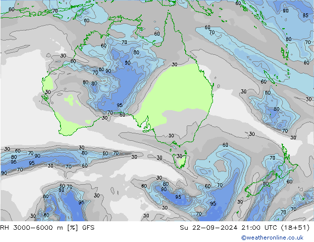 RH 3000-6000 m GFS  22.09.2024 21 UTC