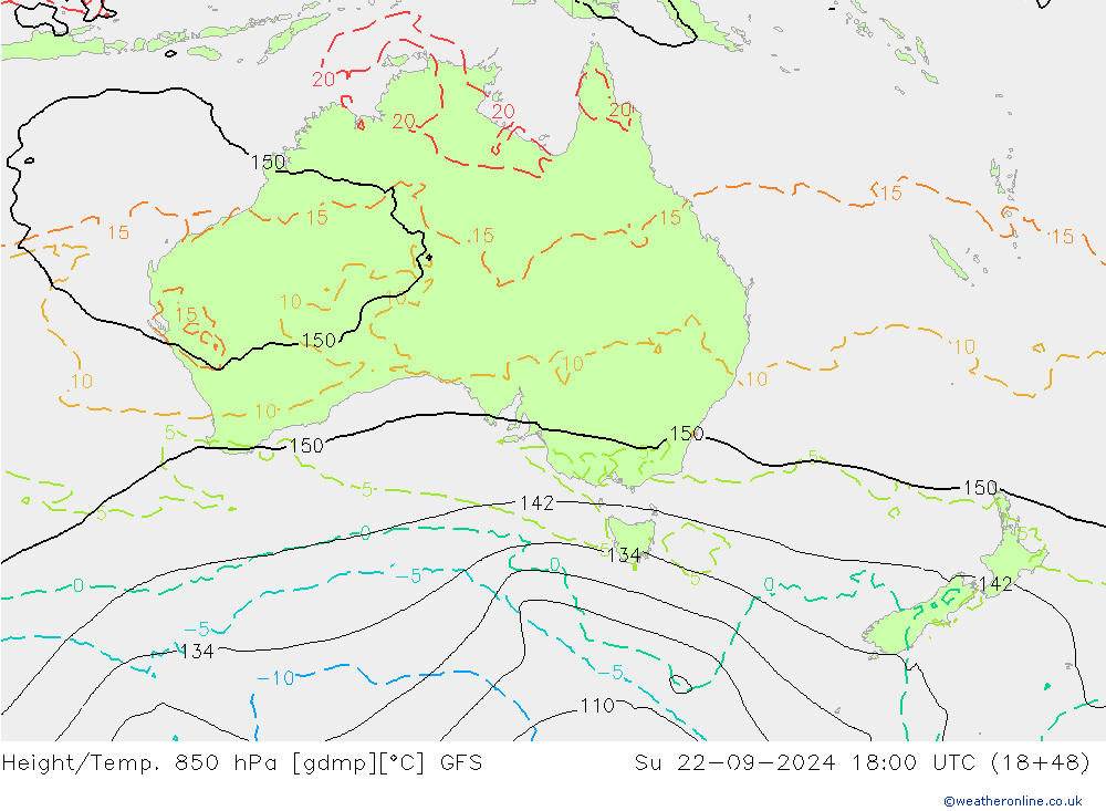 GFS: Su 22.09.2024 18 UTC