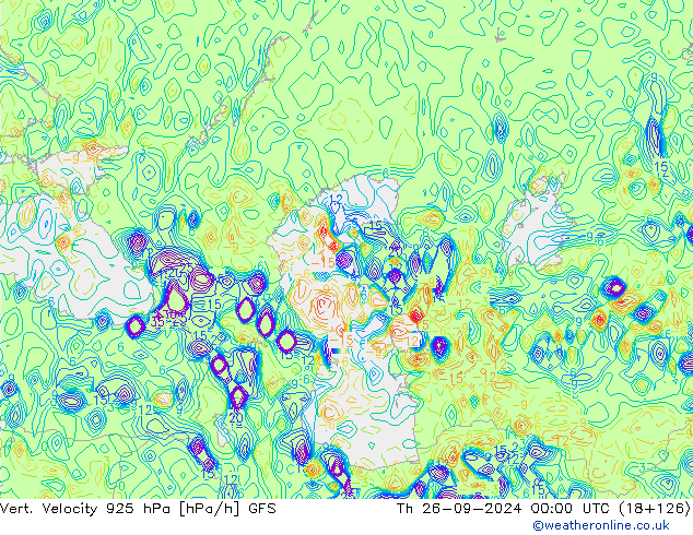 Vert. Velocity 925 hPa GFS Do 26.09.2024 00 UTC