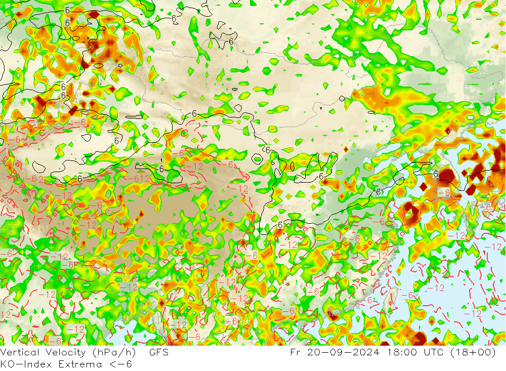 Convection-Index GFS Setembro 2024