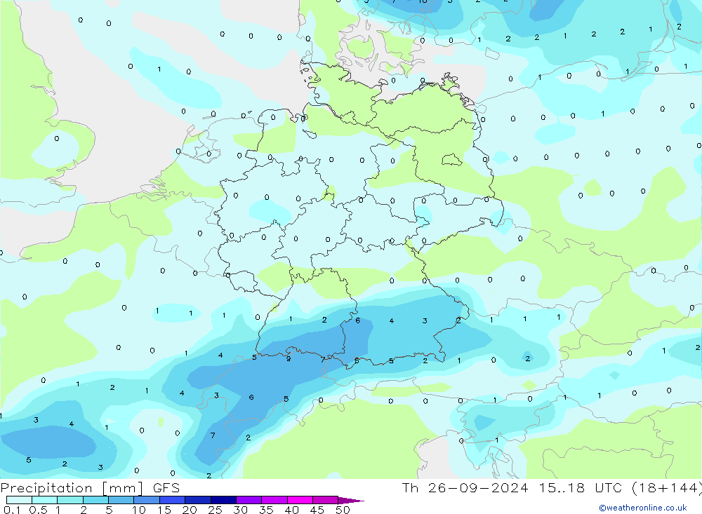 Neerslag GFS do 26.09.2024 18 UTC