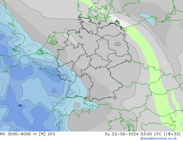 RV 3000-6000 m GFS zo 22.09.2024 03 UTC