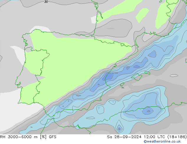 3000-6000 m Nispi Nem GFS Cts 28.09.2024 12 UTC