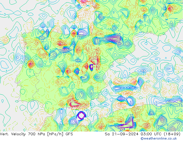 Vert. Velocity 700 hPa GFS Sa 21.09.2024 03 UTC