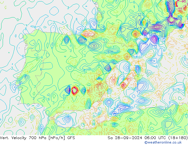 Vert. Velocity 700 hPa GFS  28.09.2024 06 UTC