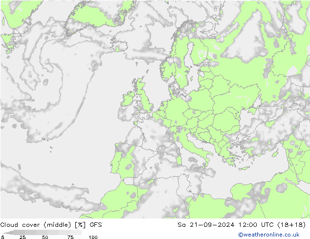 Nubi medie GFS sab 21.09.2024 12 UTC