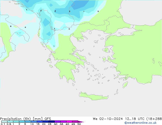 Z500/Regen(+SLP)/Z850 GFS wo 02.10.2024 18 UTC