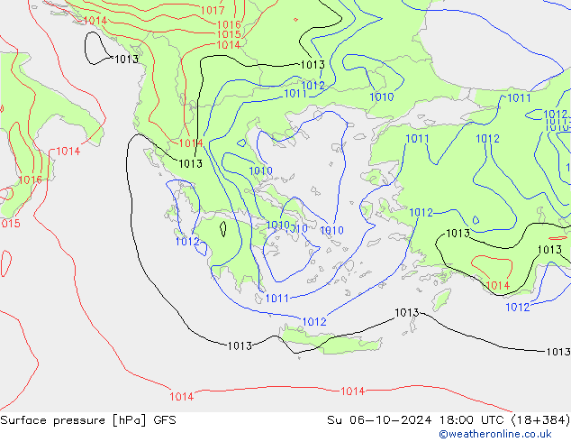 GFS: Su 06.10.2024 18 UTC