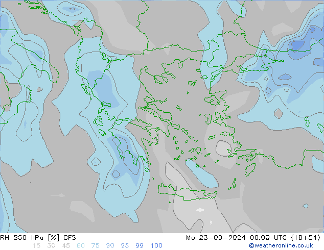 RV 850 hPa GFS ma 23.09.2024 00 UTC