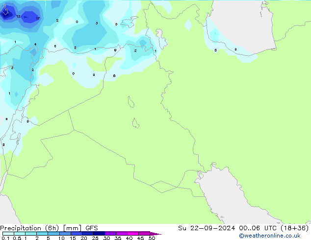 Z500/Rain (+SLP)/Z850 GFS Su 22.09.2024 06 UTC