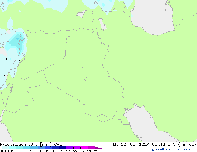 Z500/Rain (+SLP)/Z850 GFS Po 23.09.2024 12 UTC