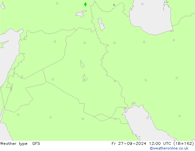 Weermodel GFS vr 27.09.2024 12 UTC