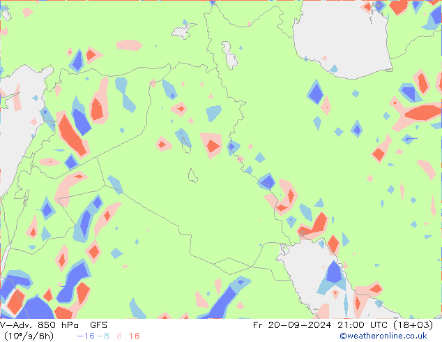 V-Adv. 850 hPa GFS wrzesień 2024