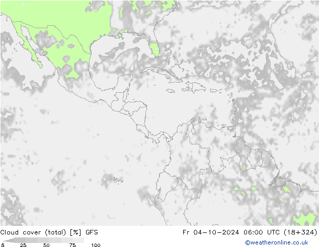 облака (сумма) GFS пт 04.10.2024 06 UTC