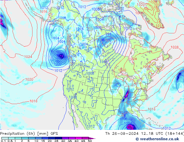  (6h) GFS  26.09.2024 18 UTC