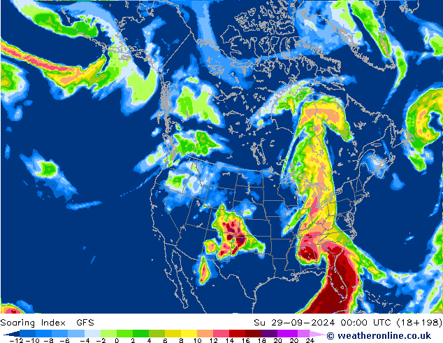 Soaring Index GFS Su 29.09.2024 00 UTC