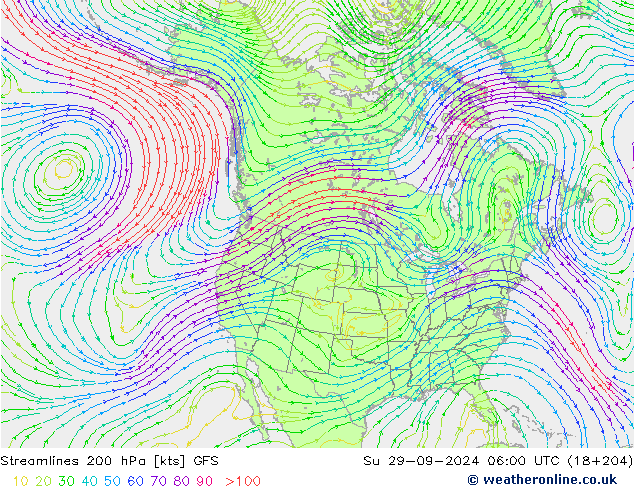  200 hPa GFS  29.09.2024 06 UTC