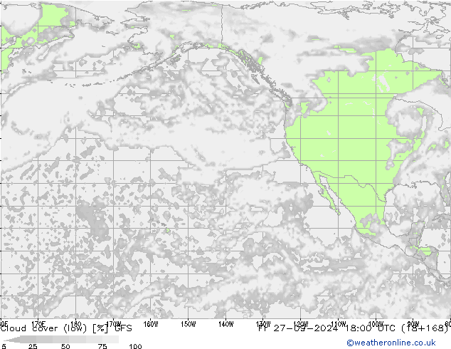 Bulutlar (düşük) GFS Cu 27.09.2024 18 UTC