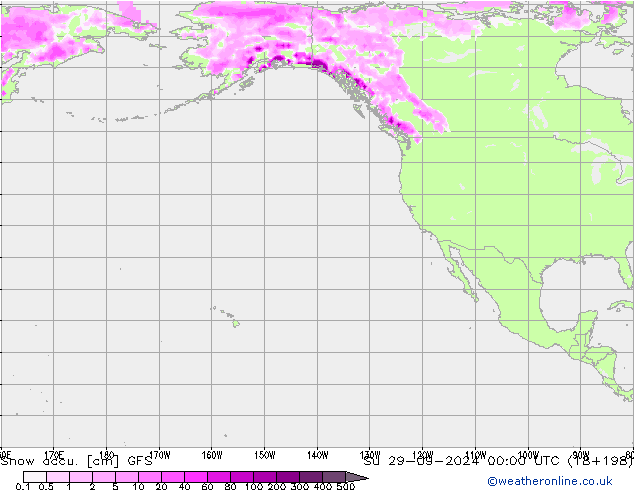 Snow accu. GFS  29.09.2024 00 UTC