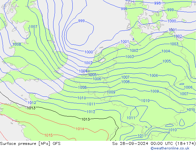 GFS: za 28.09.2024 00 UTC