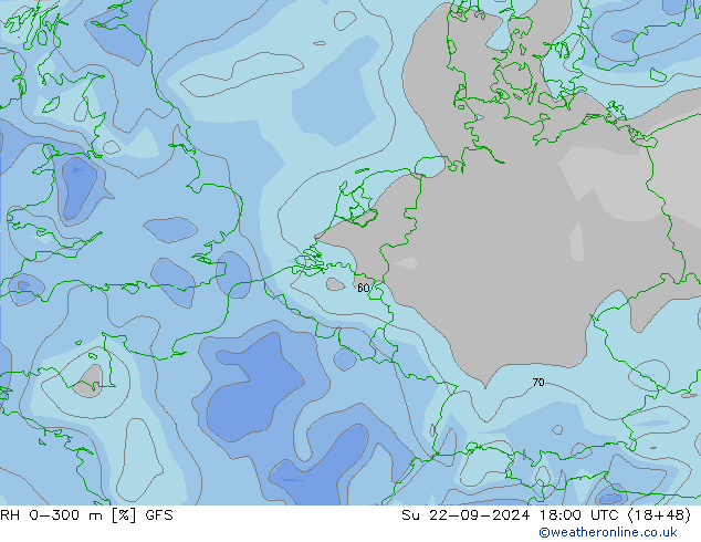 RV 0-300 m GFS zo 22.09.2024 18 UTC