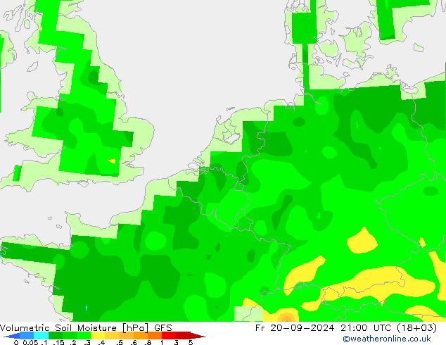 Wassergehalt GFS Fr 20.09.2024 21 UTC