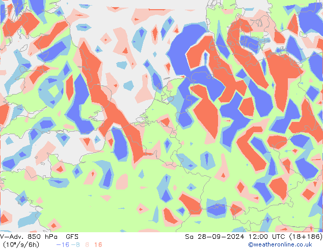 V-Adv. 850 hPa GFS so. 28.09.2024 12 UTC