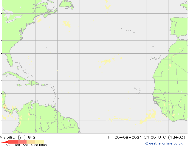 Sichtweite GFS Fr 20.09.2024 21 UTC