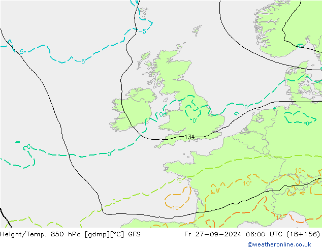 GFS: Fr 27.09.2024 06 UTC