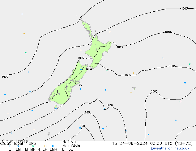 Cloud layer GFS mar 24.09.2024 00 UTC