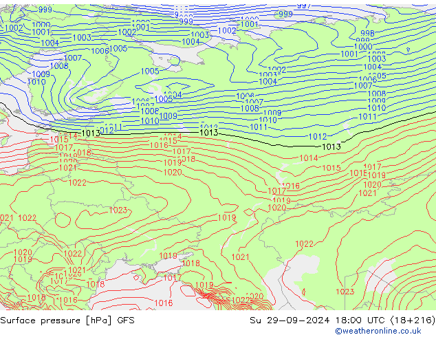 GFS: Su 29.09.2024 18 UTC