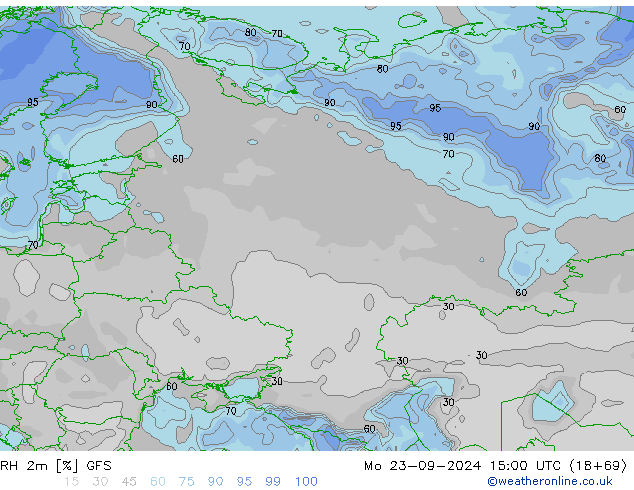 RV 2m GFS ma 23.09.2024 15 UTC