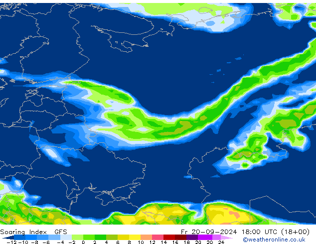 Soaring Index GFS pt. 20.09.2024 18 UTC