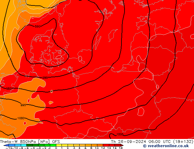 Theta-W 850hPa GFS Qui 26.09.2024 06 UTC