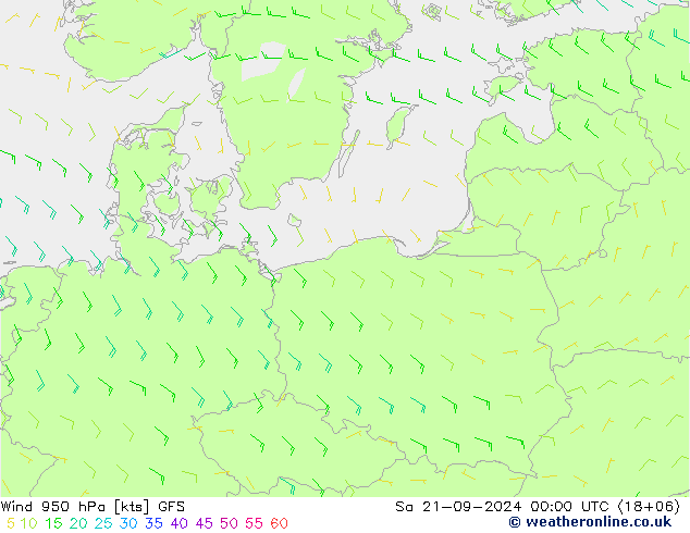 Prec 6h/Wind 10m/950 GFS sáb 21.09.2024 00 UTC