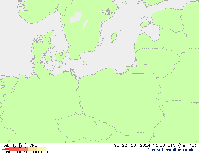 Sichtweite GFS So 22.09.2024 15 UTC