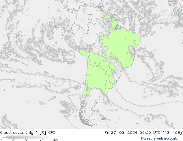 Nubi alte GFS ven 27.09.2024 06 UTC