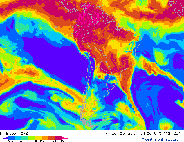 K-Index GFS Fr 20.09.2024 21 UTC