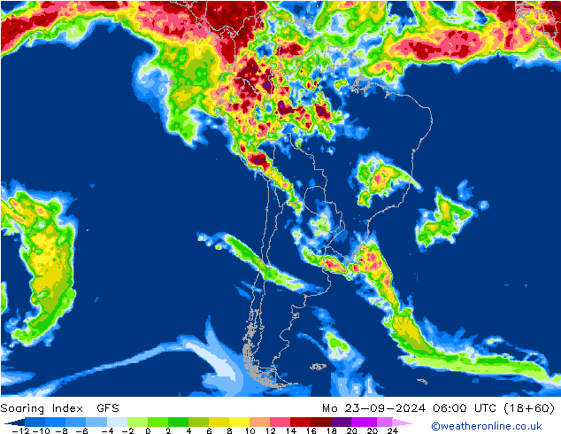 Soaring Index GFS lun 23.09.2024 06 UTC