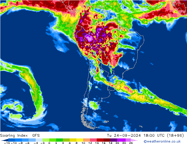 Soaring Index GFS mar 24.09.2024 18 UTC