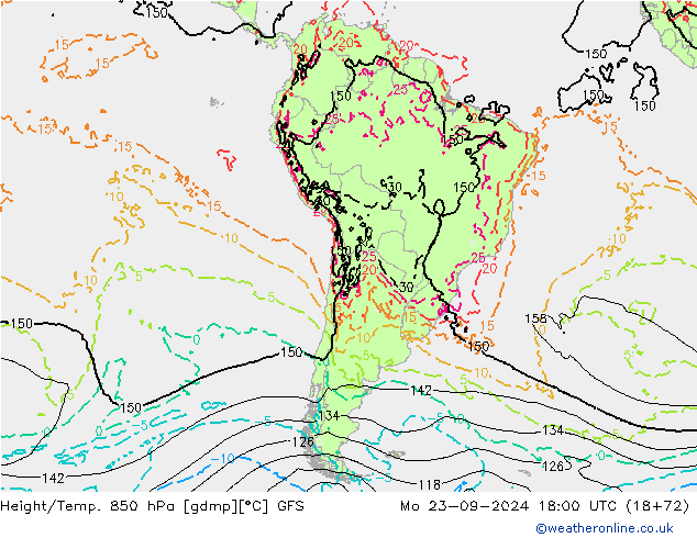 GFS: пн 23.09.2024 18 UTC