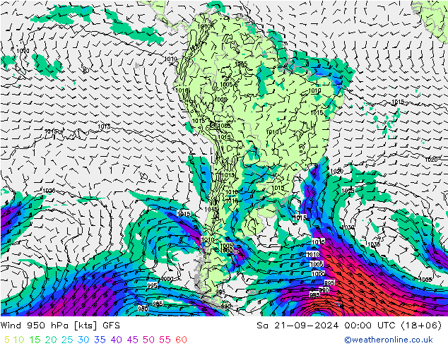  950 hPa GFS  21.09.2024 00 UTC