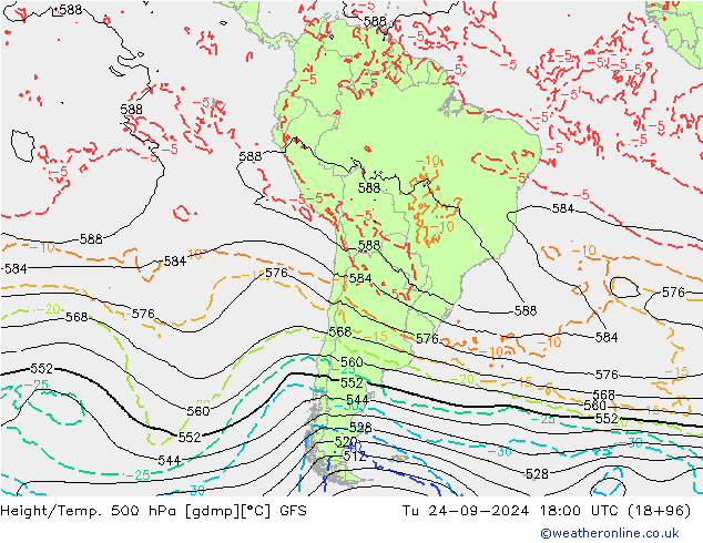 Z500/Rain (+SLP)/Z850 GFS Di 24.09.2024 18 UTC