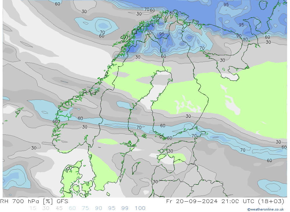 700 hPa Nispi Nem GFS Cu 20.09.2024 21 UTC