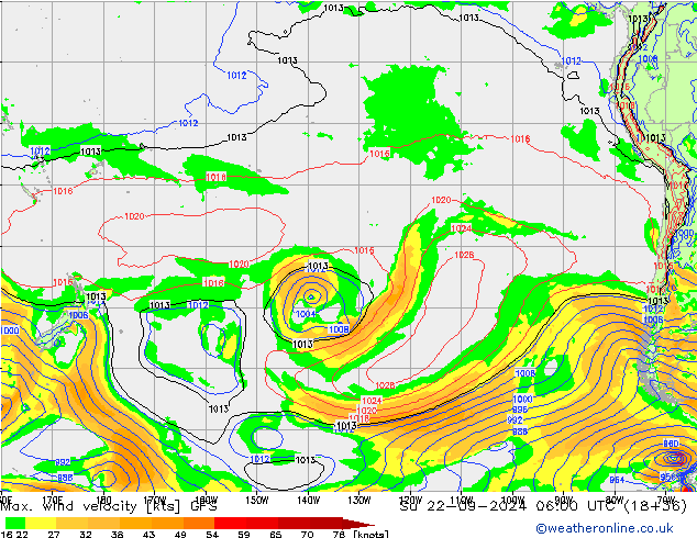 Windböen GFS So 22.09.2024 06 UTC