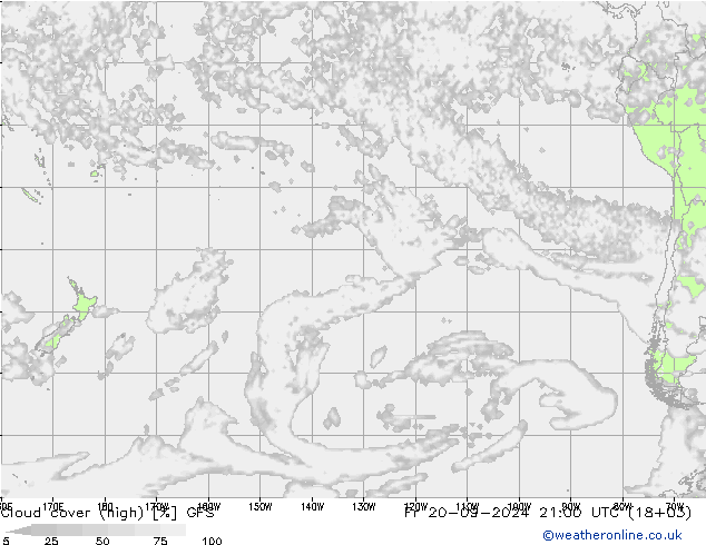 Wolken (hohe) GFS Fr 20.09.2024 21 UTC