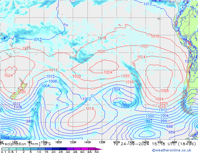 Neerslag GFS di 24.09.2024 18 UTC